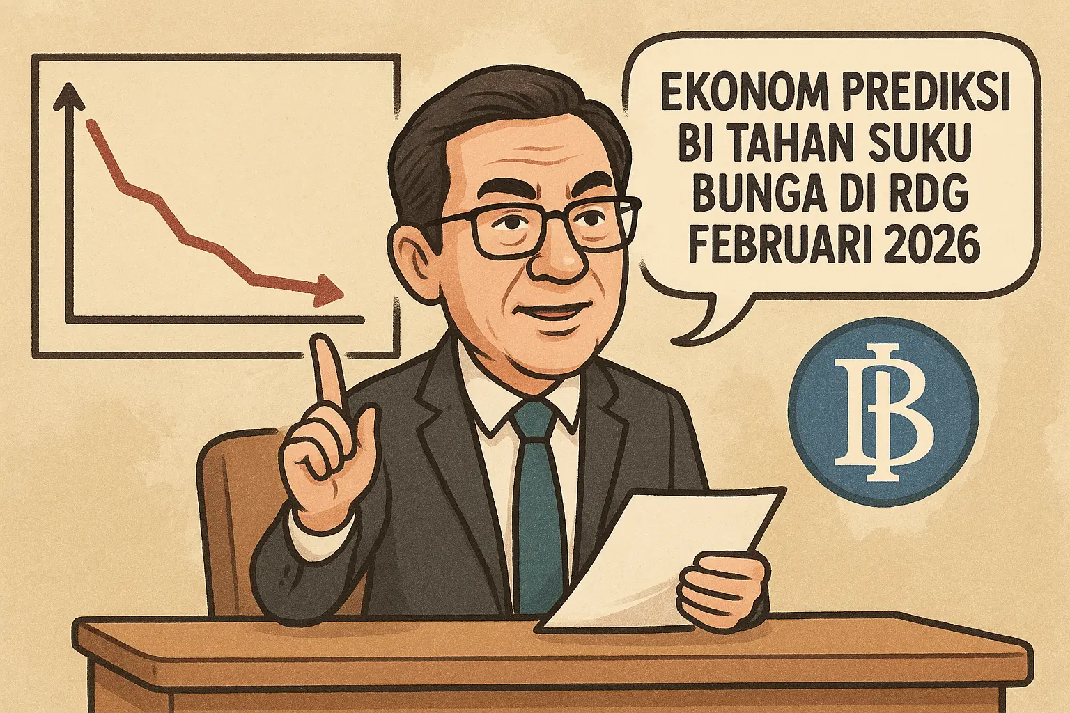 Ekonom Prediksi BI Tahan Suku Bunga di RDG Februari 2026
