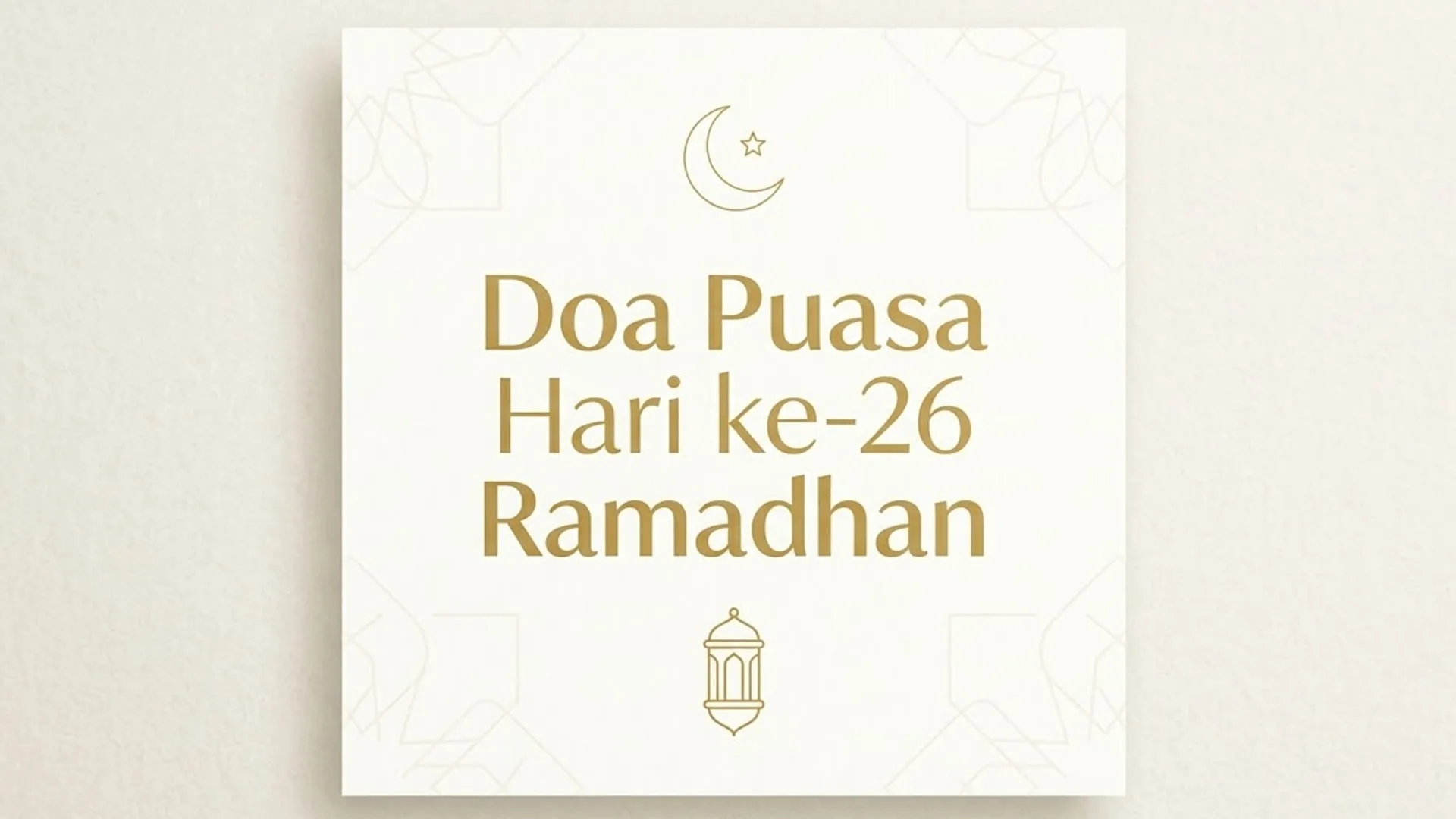 Mohon Amal Diterima dan Diampuni Dosanya