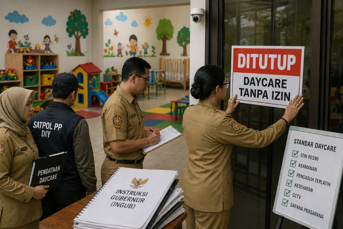 Pemda DIY Siapkan Ingub untuk Penertiban Daycare Ilegal, Pengawasan Diperketat