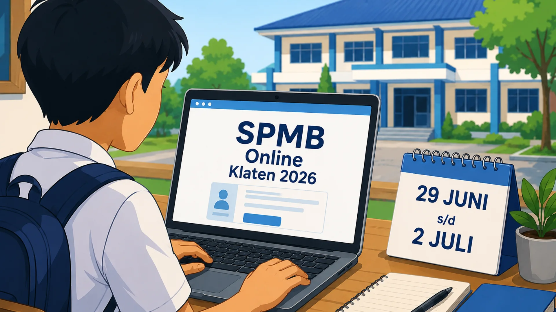 SPMB Online SMP Negeri Klaten 2026 Resmi Diluncurkan, Pendaftaran Dibuka 29 Juni hingga 2 Juli