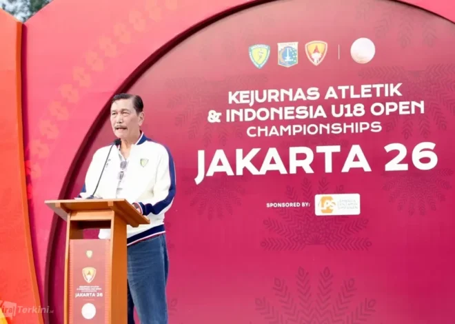 Luhut Targetkan Atletik Indonesia Kuasai Level Asia
