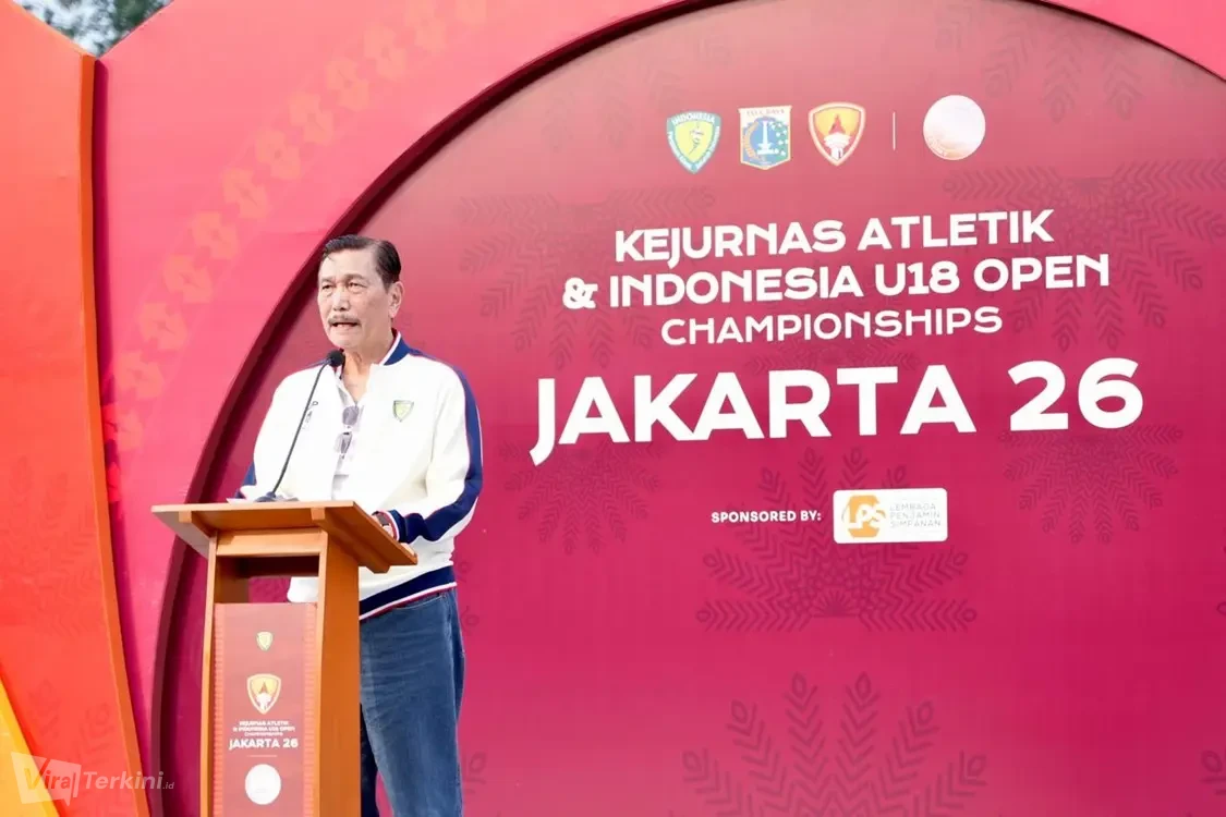 Luhut Targetkan Atletik Indonesia Kuasai Level Asia